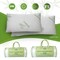 Bamboo Memory Foam Pillow Shredded Sleep Support Queen King Size